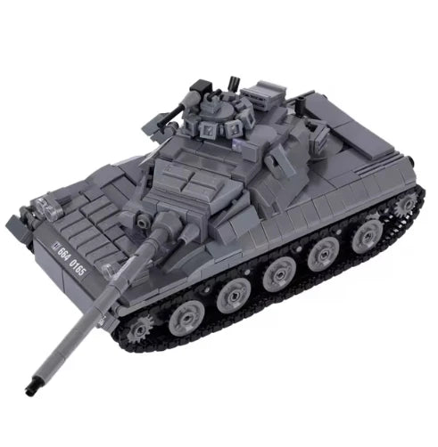 WWII Military US German Armored Vehicle MOC Building Blocks Soldiers Figure Tank Gun Carriage Medical Truck Transport Toys K033