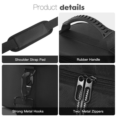 Portable Power Station Bag Waterproof Carrying Case Protective Case Multiple Pockets for Ecoflow River 2 Pro/Ecoflow River 2 Max