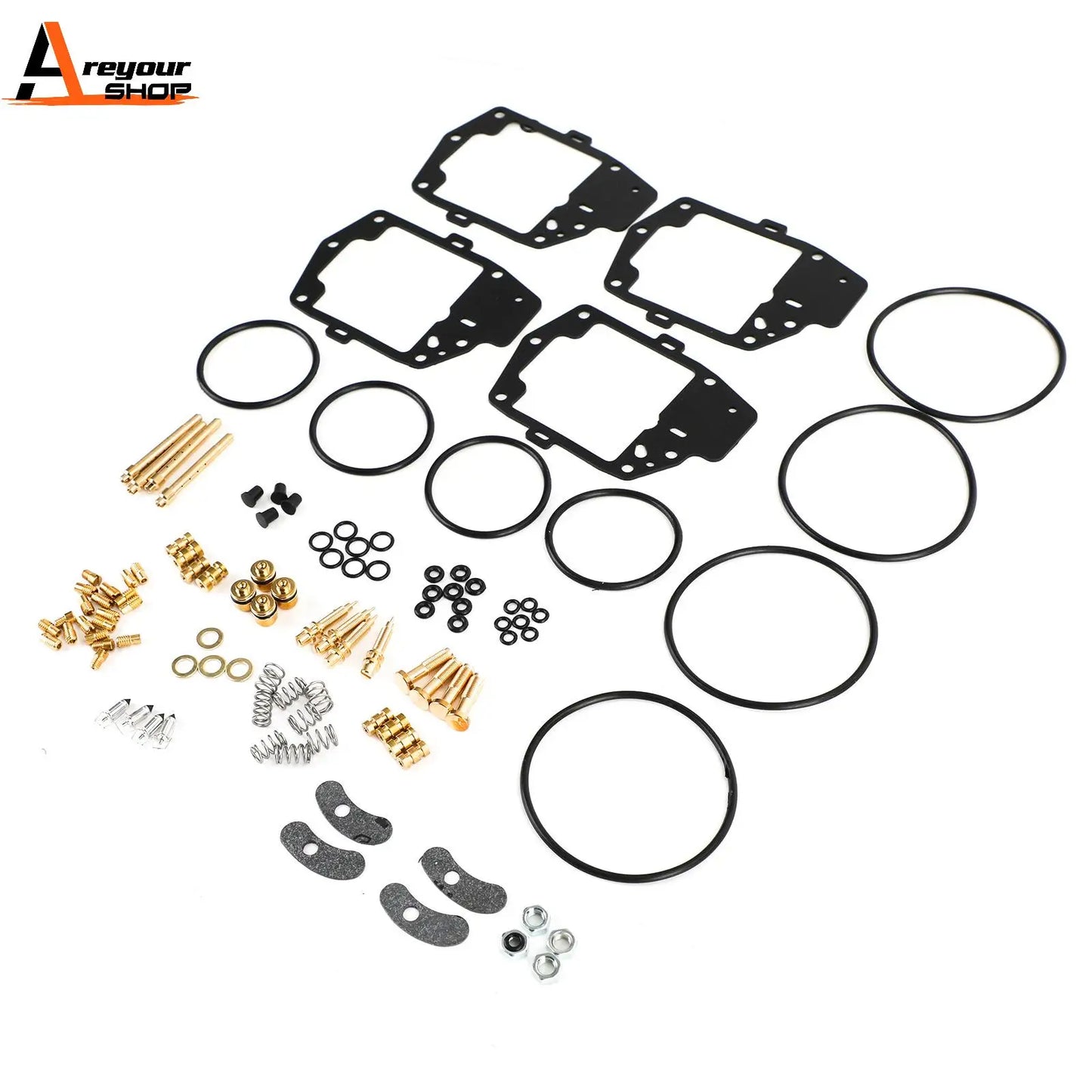 Areyourshop fit for Goldwing 1000 GL1000 1978 1979 Carburetor Carb Rebuild Repair Kit Motorcycle Accessories Parts