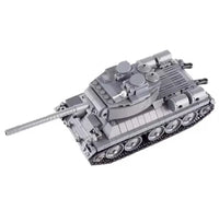 WWII Military US German Armored Vehicle MOC Building Blocks Soldiers Figure Tank Gun Carriage Medical Truck Transport Toys K033