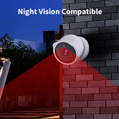 Silicone Case Cover All Weather Protection Waterproof Protective Skin Cover for Google Nest Cam Outdoor Or Indoor (Battery)