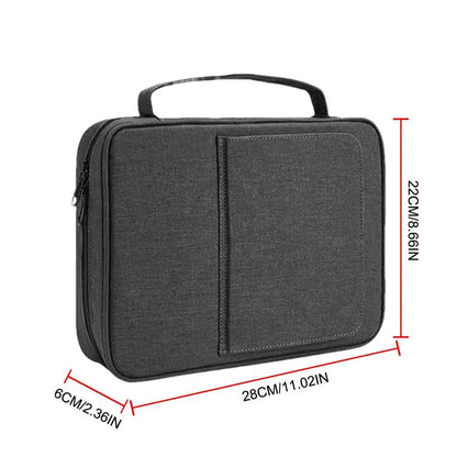 Large Bible Cover Travel Files Card Folder Holder Tool Case Handbag Storage Bag Tickets File Organizer Easy Gripping To Hold