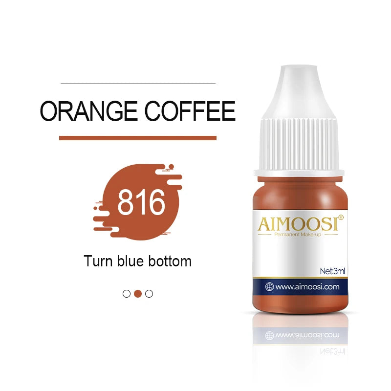 Tattoo Ink Nano Pigment Milkly Colors For Semi Permanent MakeUp Sets Tint Eyebrow Eyeliner Lips Beauty 3ml Microblading Pigments