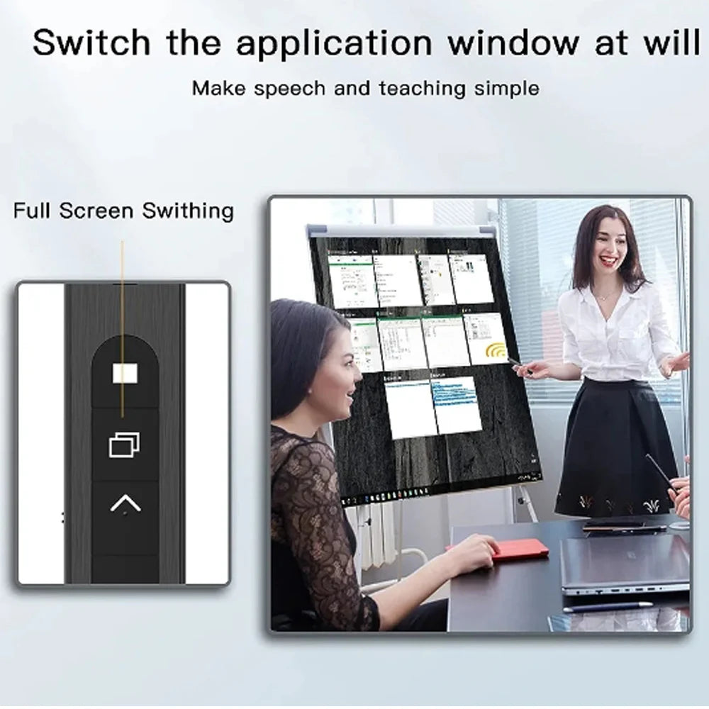 Wireless Presenter Red Light page turning pen 2.4G RF Volume Remote Control PPT Presentation USB PowerPoint Pointer Mouse
