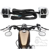 Motorcycle 1"25mm Handlebar Control Switch With Wiring Harness For Harley Softail 1996-2012 Dyna Sportster 883 1200 V-Rod
