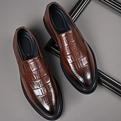 Men's Casual Business Formal Leather Oxfords Shoes Male Wedding Party Office Gentleman Shoes