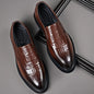 Men's Casual Business Formal Leather Oxfords Shoes Male Wedding Party Office Gentleman Shoes