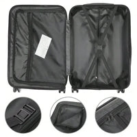 New Travel Spinner Luggage Set Bag Trolley Carry On Suitcase