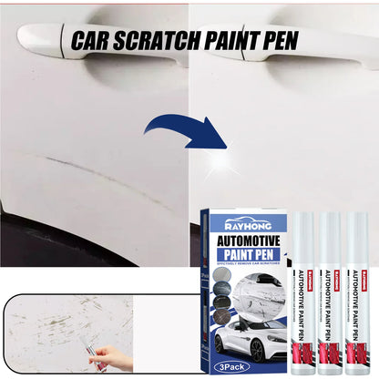 RAYHONG 3pcs Paint For Cars Paint Scratch Repair Waterproof Auto Scratch Remover Pen Black/White Car Paint Pen