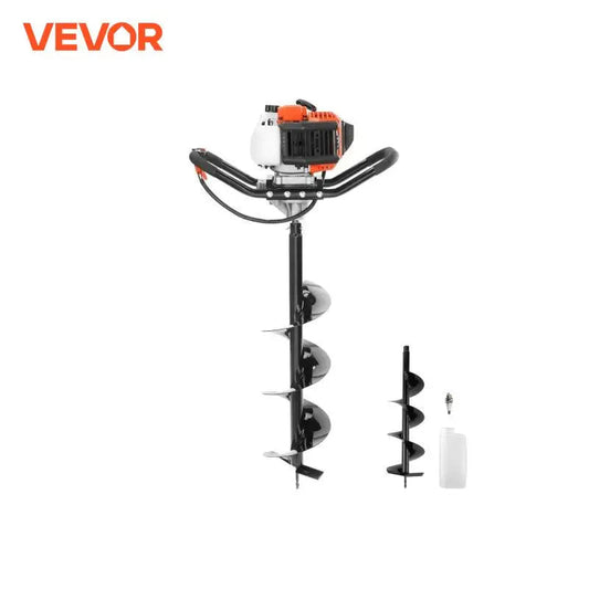 VEVOR Fuel-powered Auger  Post Hole Digger Gas Powered Earth Auger Borer Ground Petrol Earth Auger Post 52cc/43cc Hole Digger EzBuyCo