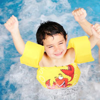 Kids Swim Vest Cartoon Water Wings Arm Floaties Children Life Vest Sea Pool Safety Swim Aid for Children Age 2 to 6 Years Old