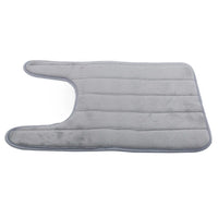 1pc New Washroom Toilet Foot Mat U-Shaped Floor Mat Waterproof Pad Bathroom Water Absorption Anti-Skid Pad