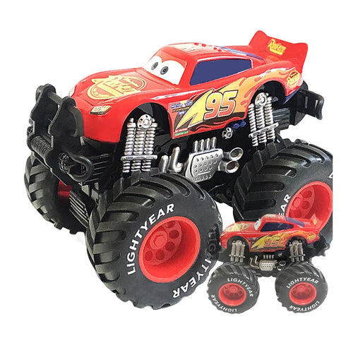 Disney Pixar Cars Lightning McQueen SUV Black Storm Jackson Cruz Mater Big wheel Offroad Metal Cars Toy Kids Christmas Gifts EzBuyCo