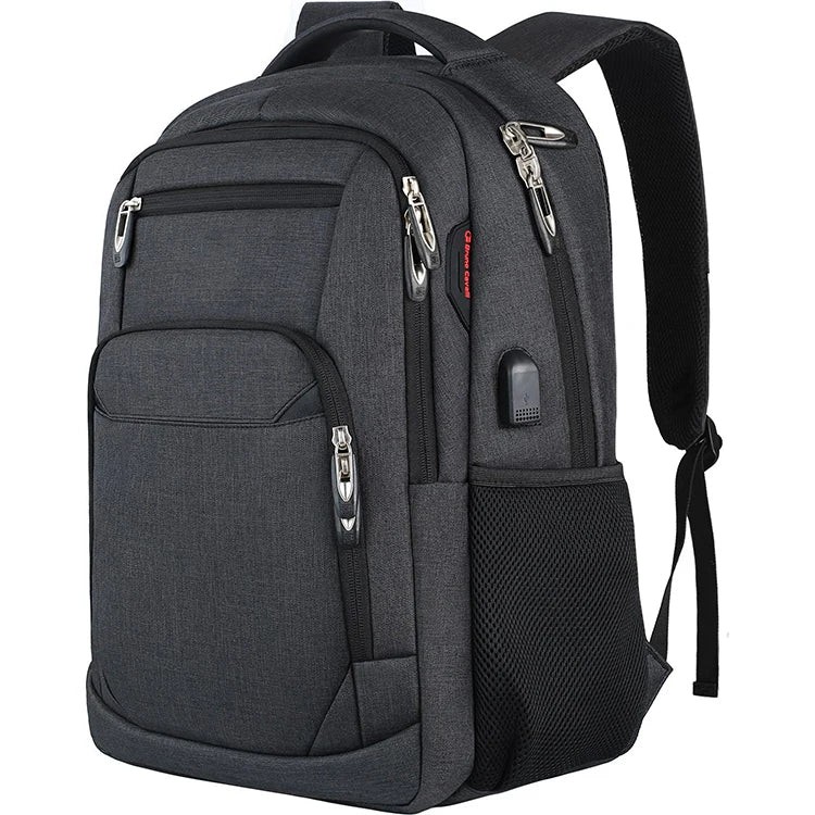 Men's Travel Backpack Mochila Multifuncional 17''Laptop Backpack W/USB Business Bag Oxford Outdoor Waterproof Backpack Mochila