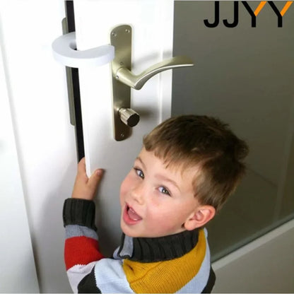 JJYY Baby Cartoon Door Card 4pcs SetFinger Protector Kids Safety Door Stopper ClipSecurity