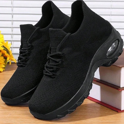 Summer Women Sneakers Outdoor Running Air Cushion Sport Shoes Increase Height Breathable Walk Shoes Dropshipping