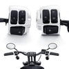 Motorcycle Black Chrome 1" 25mm Handlebar Turn Signal Control Switch For Harley XL883 Sportster Dyna V-ROD Softail