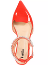 Rosalind Flats Red Vaila Shoes