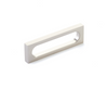 Brushed Nickel "Loop" Square Drawer Pulls and Cabinet Knobs Euro • Knobs
