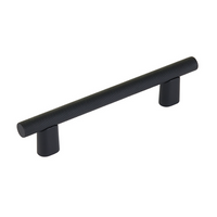 Knurled "Karl" Matte Black Cabinet Knobs and Drawer Pulls Euro • Knobs
