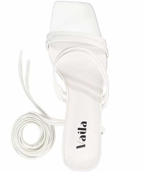 Ava Sandals White Vaila Shoes