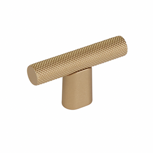Knurled "Karl" Champagne Bronze Cabinet Knobs and Drawer Pulls Euro • Knobs
