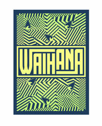 Waihana Psychedelic Waves Sticker WAIHANA