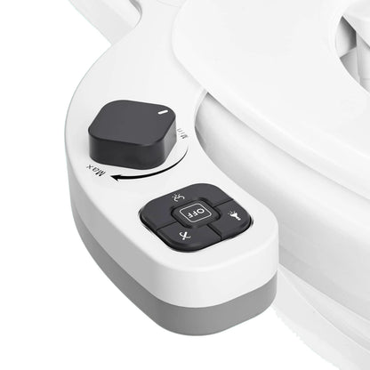 SAMODRA Black Button Bidet - Non-Electric Self  Cleaning Bidet Water Sprayer Toilet Seat