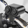 12V 10A 22mm 7/8" Motorcycle Handlebar Light Switch ON/OFF Button ON/OFF/ON Waterproof 3 Wires Motorbike Spotlight Retro Switch