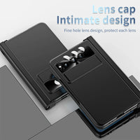 For Google Pixel Fold Electroplating Case with Pen Slot Hinge Full Protection Magnetic Hinge Automatic Adsorption Phone Cover