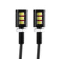 1 Pair License Number Plate Screw Bolt Light Energy Saving LED License Number Plate Light for 12V Car Motorcycle