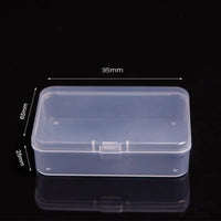 Mini Boxes Rectangle Plastic Storage Box Practical Frosted Translucent Toolbox Bead Jewelry Case Display Organizer Container