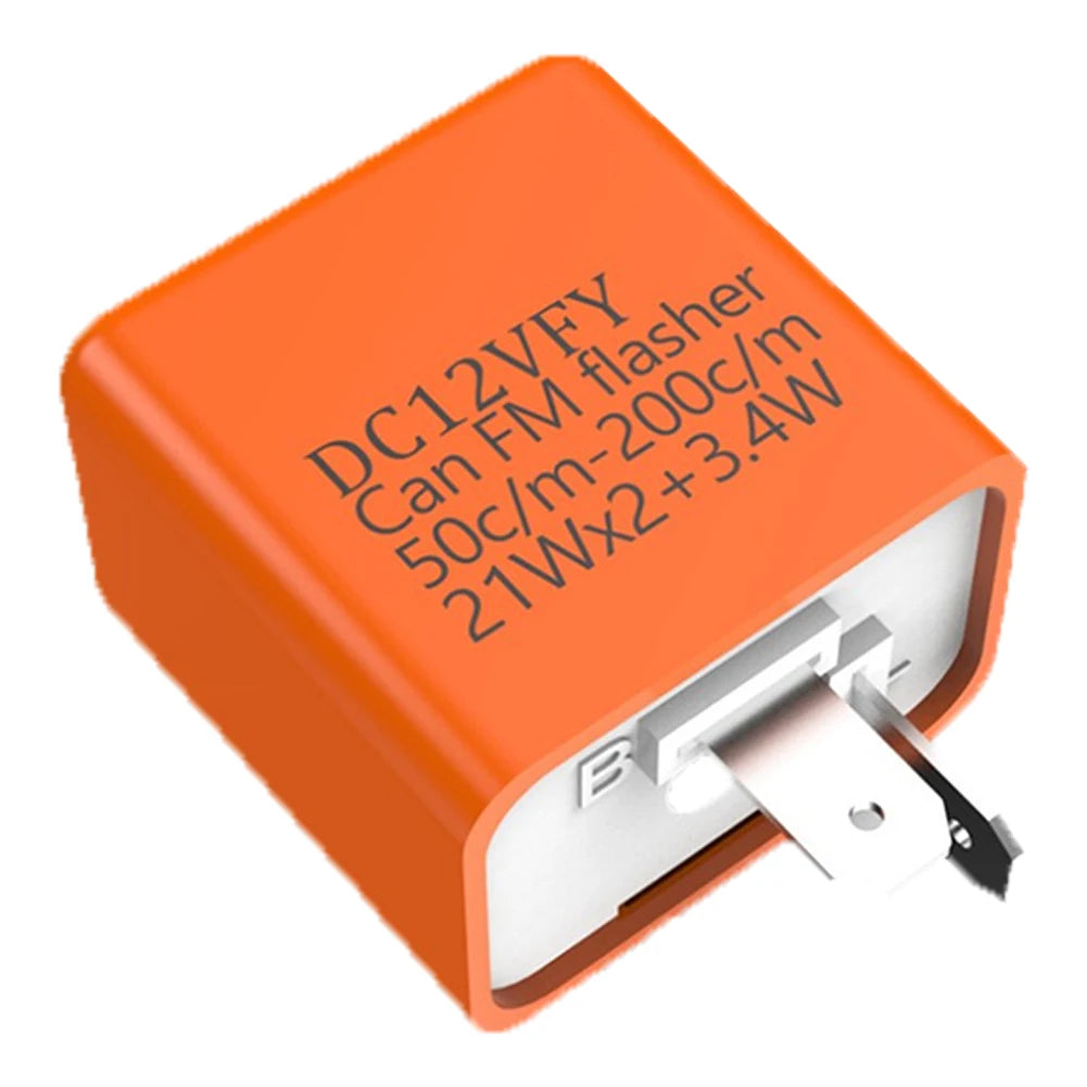 DV 12V Frequency Relay Adjustable Turn Signal Indicator 3 Gear Fix Motorcycle Flasher Multiple Protection LED Turn Indicator