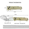 Multi Colors BM 535/533 Outdoor Camping Folding Pocket Knife Drop Point Blade Nylon Fiber Handle High Hardness Utility Knives