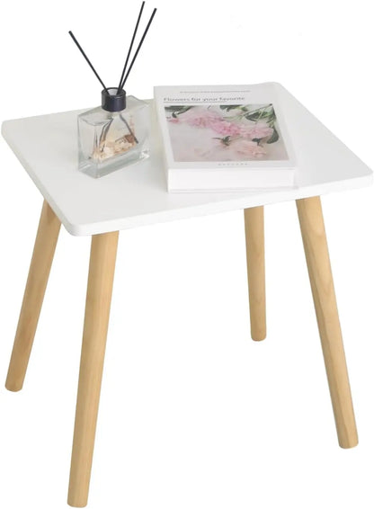 Side Table, Small Black End Accent Table for Living Room Bedroom Office Small Spaces, Modern Side Table Nightstand