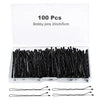 100 Pieces Hair Clip Black Hair Pin Set for Women Girls Kids Premium Wave Black Hair Pin with Storage Box