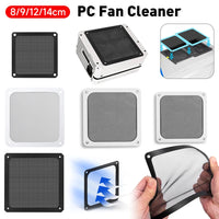 8-14cm Magnetic Frame Dust Filter Dustproof Mesh Cover Net Guard with Hole for PC Computer Case Cooling Fan Power Accessories