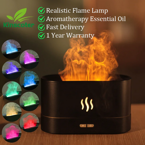 Aroma Diffuser & Air Humidifier - Ultrasonic LED Essential Oil