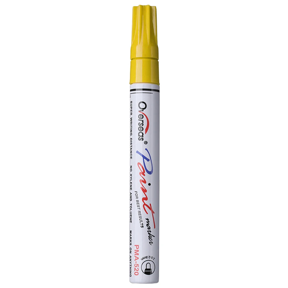 Oily Painting Pen Auto Rubber Tyre Polishes Paint Cleaner Car Wheel Tire Metal Permanent Marker Graffiti Touch Scratch Wet Wax