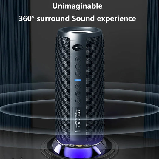 ZEALOT S51 Pro 40W Wireless Speakers, Outdoor Portable Subwoofer Speaker, Waterproof IPX 6,  Dual Pairing,5200mAh Battery.