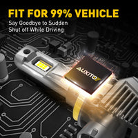 AUXITO 2Pcs 22000LM H11 LED Headlight Canbus H8 H9 9005 HB3 9012 HIR2 9006 HB4 Turbo Lamp 120W Super Bright Car Headlamp 6500K