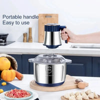 5L Electric Meat Grinders 304 Stainless Steel Food Crusher Multifunctional Vegetable Slicer Chopper Baby Food Processor 110V US