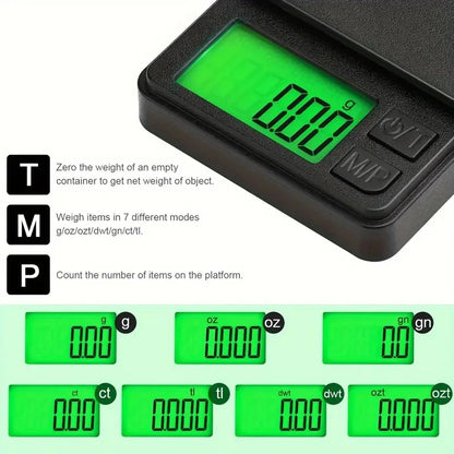 100/500g 0.01g mini digital scale high precision electronic pocket scale jewelry weight kitchen portable electronic scale