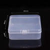 Mini Boxes Rectangle Plastic Storage Box Practical Frosted Translucent Toolbox Bead Jewelry Case Display Organizer Container