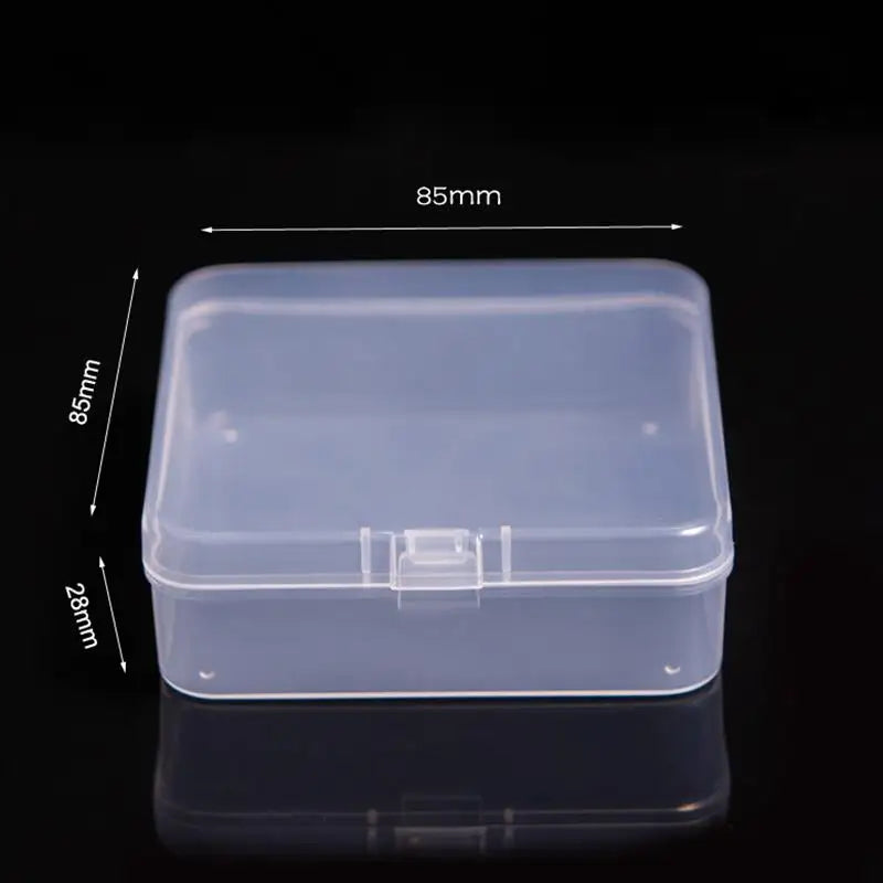 Mini Boxes Rectangle Plastic Storage Box Practical Frosted Translucent Toolbox Bead Jewelry Case Display Organizer Container