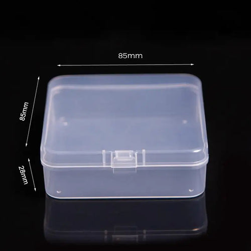 Mini Boxes Rectangle Plastic Storage Box Practical Frosted Translucent Toolbox Bead Jewelry Case Display Organizer Container