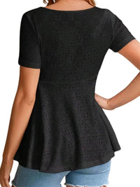 Maternity Floral Print Off Shoulder Ruffle Sleeve Pregnancy Tops Summer Casual Loose Fit Maternity Clothes for Women