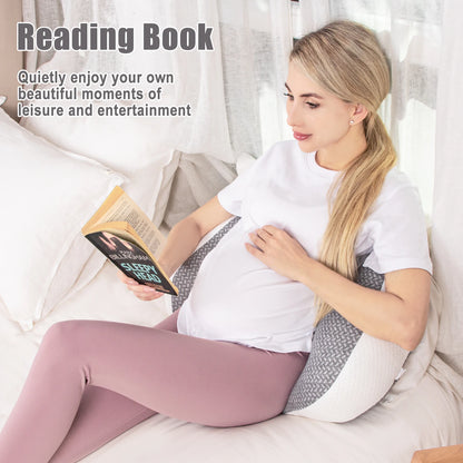 Pregnancy Pillow, Pregnancy Waist Protection Pillow Side Sleeping Pillow Pregnant Women Lying Support Pillow