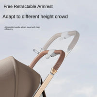 Two-way Baby Stroller can Sit or Lie Down Newborn Baby Stroller Simple Folding Ultra-lightweight Shock-absorbing Wheels