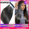 Wow Angel Straight 28 30 Inch Remy Brazilian Human Hair Bundles 100% Silky Hair 3/4 pieces Human Hair Extensions Virgin Hair